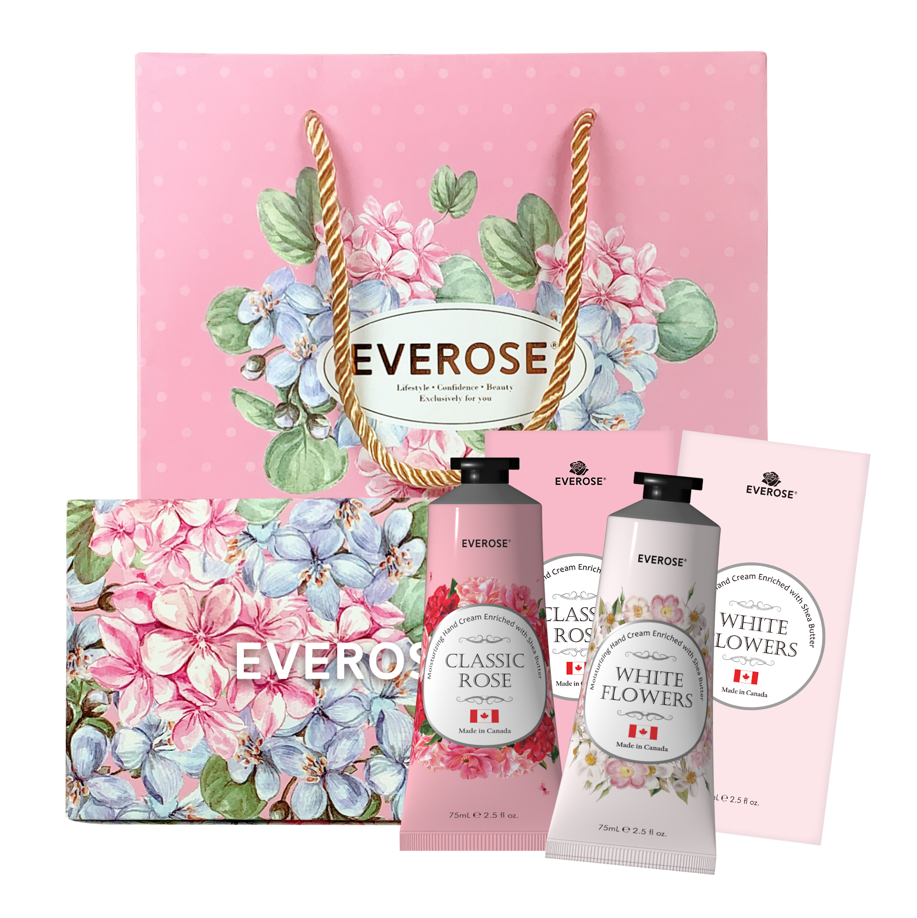 【Everose 愛芙蓉】 手部護理香水禮盒